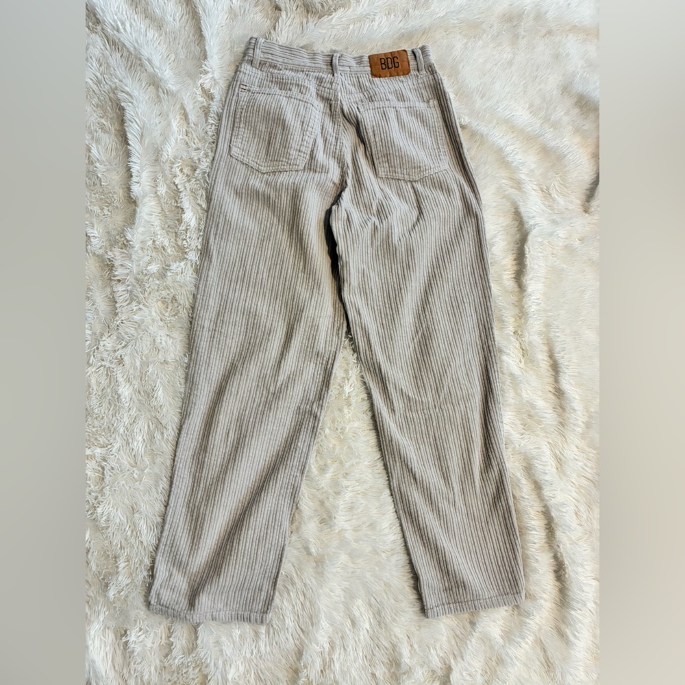 BDG Beige Corduroy Straight Leg High Rise Pants Size 29 Urban Outfitters - Picture 5 of 7